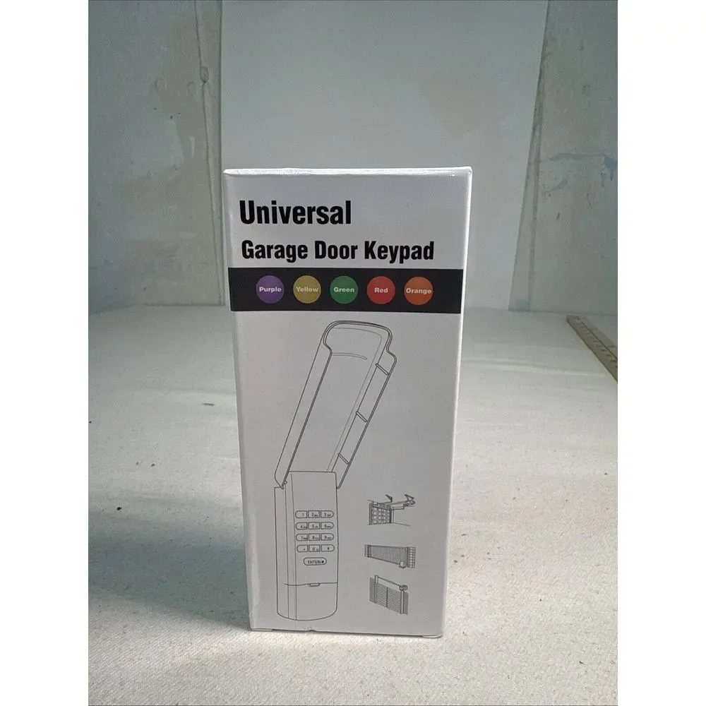 Universal Garage Door Opener Remote Keypad Compatible w/ Main Brands